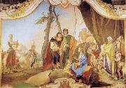 Giovanni Battista Tiepolo Rachel Hiding the Idols from her Father Laban oil on canvas